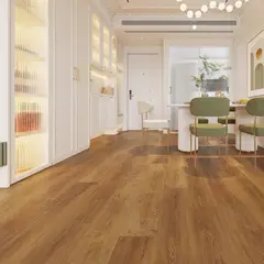 KLIPEN - Piso Vinílico LVT Marrón 2mm 3.36 m2 19x122cm