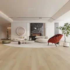 KLIPEN - Piso Vinílico LVT Beige 2mm 3.36 m2 19x122cm