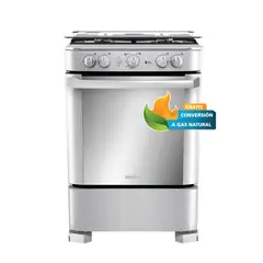 MABE - Cocina de Pie a Gas 4 Hornillas CMP6060FX1 Inox