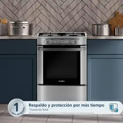 MABE - Cocina de Pie a Gas 4 Hornillas CMP6020FG1 Inox
