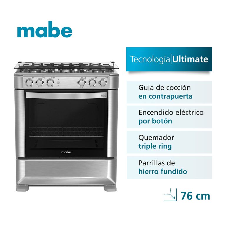 Cocina de Piso a Gas 76 cm CMP7628FX0