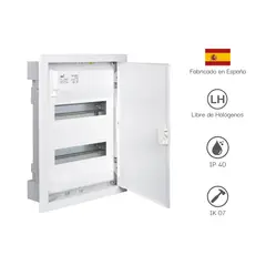 SOLERA - TABLERO METALBOX DE DISTRIBUCION EMPOTRABLE 28 ELEMENTOS IP40 IK07