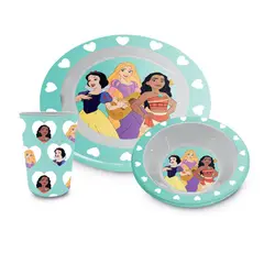 DISNEY - Set de Melamine Diseño Princesas
