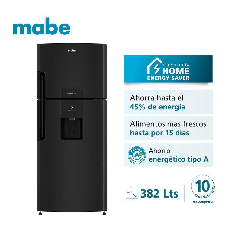 Refrigeradora Mabe 382L Top Freezer 2 Puertas RMP415GPG