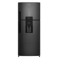 MABE - Refrigeradora Top Freezer No Frost 382 Litros Black Steel RMP415YPC