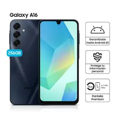 SAMSUNG - Celular Galaxy A16 4G LTE Negro 256GB