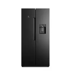 ELECTROLUX - Refrigeradora Side by Side No Frost 419L Negro