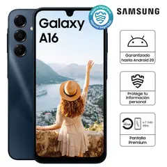 SAMSUNG - Celular Samsung Galaxy A16 4G LTE Negro 128GB