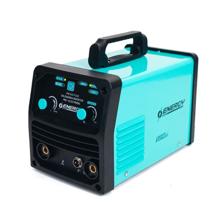 Soldadora Inverter Multiproceso MIG/MMA 140 amp carrete 1kg Energy