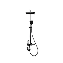 GENERICO - Ducha Shower Kit Negro 9404