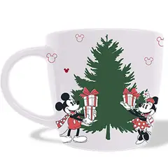 DISNEY - Mug Mickey y Minnie Blanco Navidad