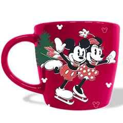 DISNEY - Mug Mickey y Minnie Rojo Navidad