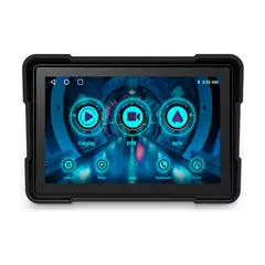 AIWA - Navegador para Moto Pantalla Tactil 5" AndroidAuto Carplay GP50M