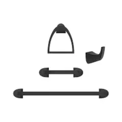 PFISTER - Kit de Accesorios Karci Negro