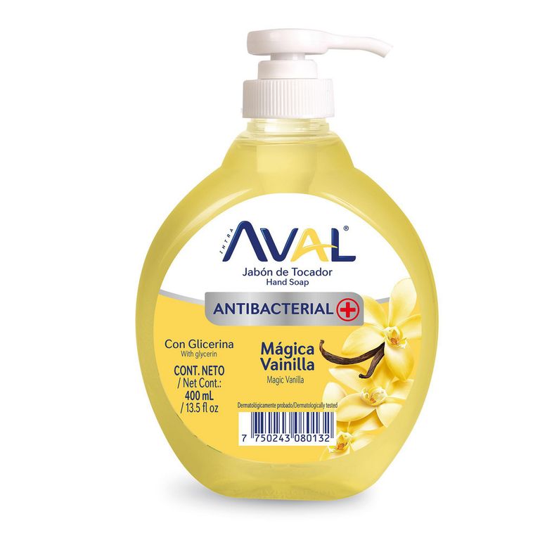 Jabon Liquido Aval Vainilla 400ML