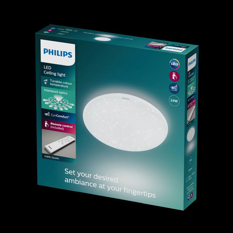 Plafón LED 24W con Control Tricolor