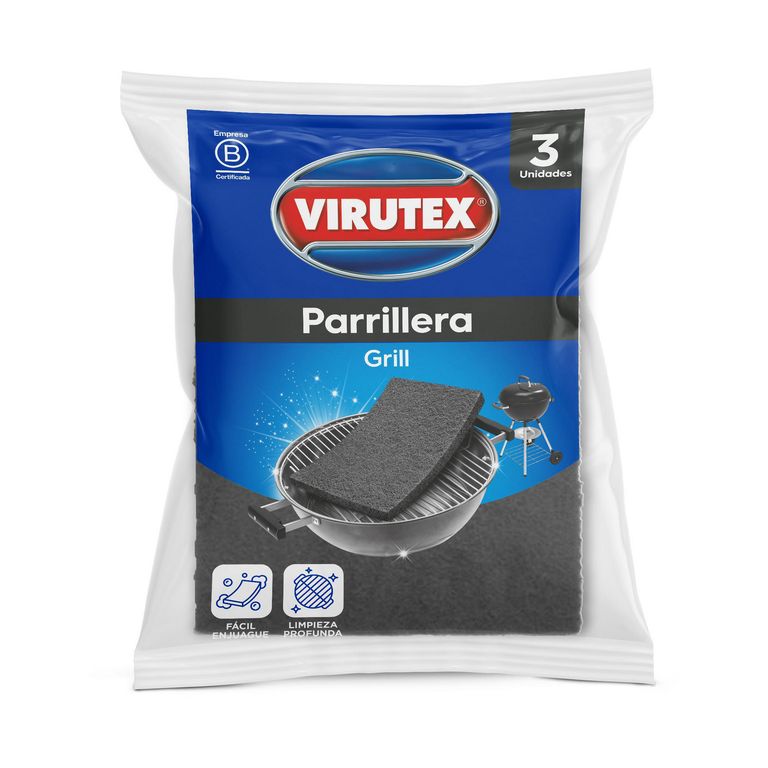Esponja Parrillera x 3 Unidades