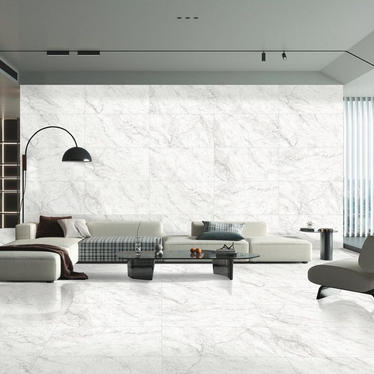 Porcelanato Marmolado Liguria Blanco 60x120cm 2.16m2