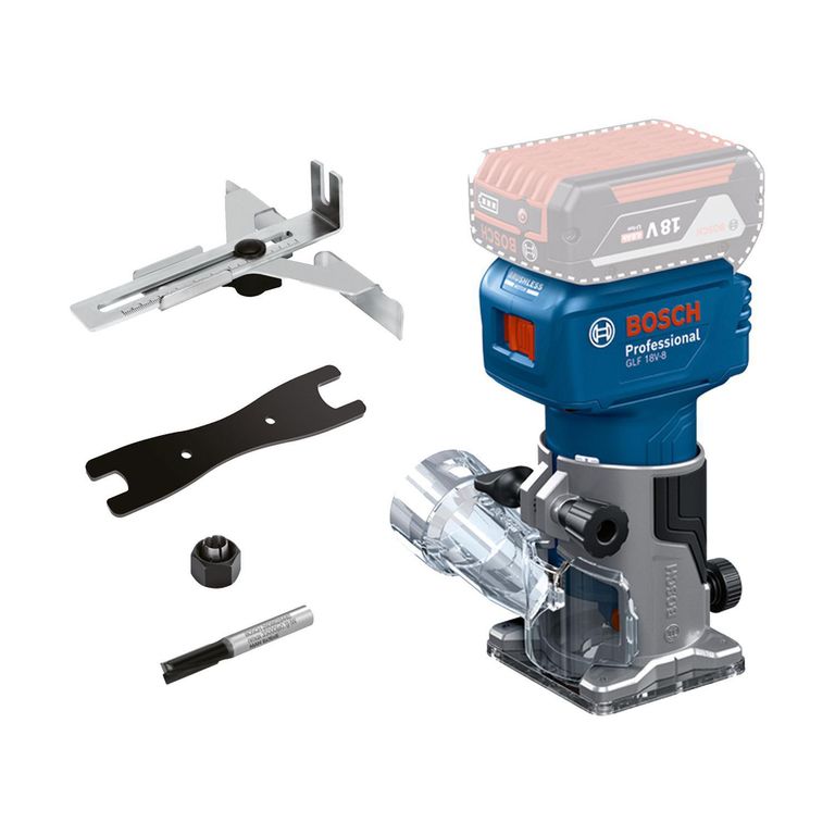 Fresadora Bosch GLF 18V-8 SB