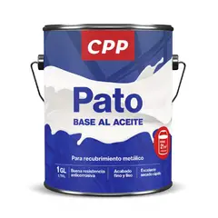 GENERICO - Esmalte CPP Pato Base al Aceite Blanco Mate 1 GL