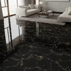 undefined - Gres Porcelanico Marmoladas Negro Stone 60x60cm 1.44m2