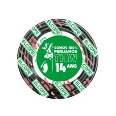 ELCOPE - Cable THW 14 AWG Negro R10