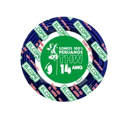 ELCOPE - Cable THW 14 AWG Azul R10