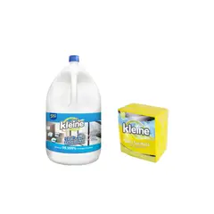 KLEINE WOLKE - Lejía Tradicional 5kg Galón + Paño Secatodo 20 Unds Kleine