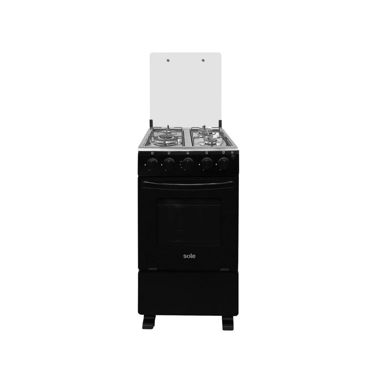 Cocina De Pie A Gas 4 Hornillas Sole Cali COSOL042 Negro
