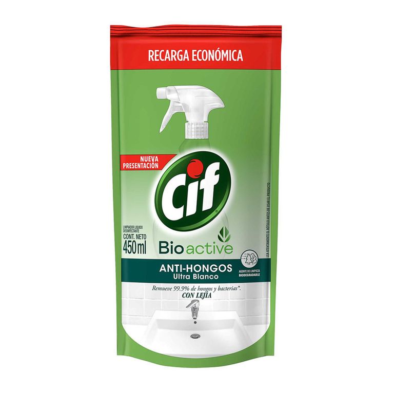 Limpiador Antihongos Ultra Blanco Recarga 450ML