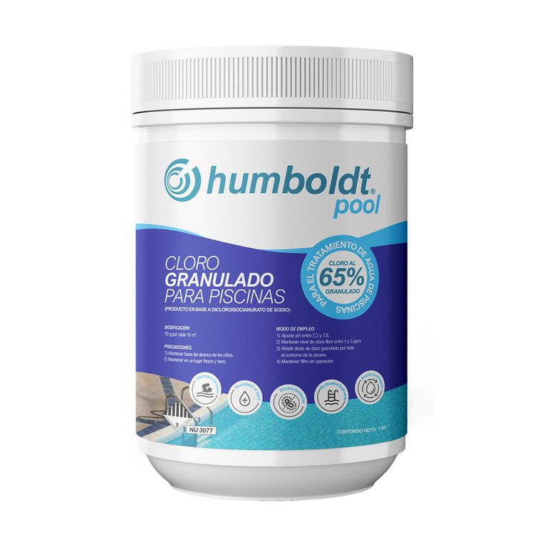 Cloro Granulado Humboldt 1kg Granulado Frasco