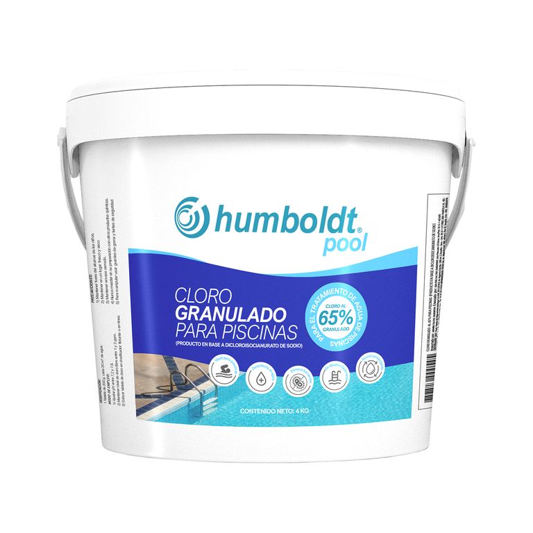 Cloro Granulado Humboldt 4kg Granulado Frasco