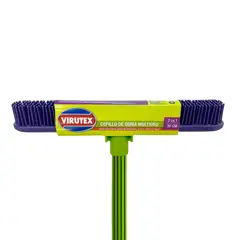VIRUTEX - Escobillón Goma 2 en 1