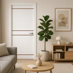 PAMA - Puerta Interior HDF Miota Blanca 40x650x2070mm