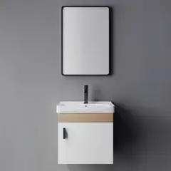 RECIPLAC - Vanitorio con Espejo Oasis Estándar Blanco 66x42x50cm