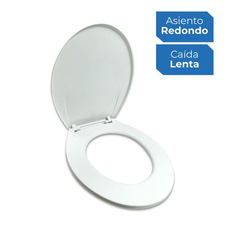 Asiento Redondo Estandar Blanco
