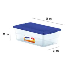 POLINPLAST - Util Box #10 Pack x3 Transparente