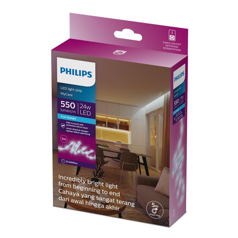 Tira LED Philips 5 m Luz Fría