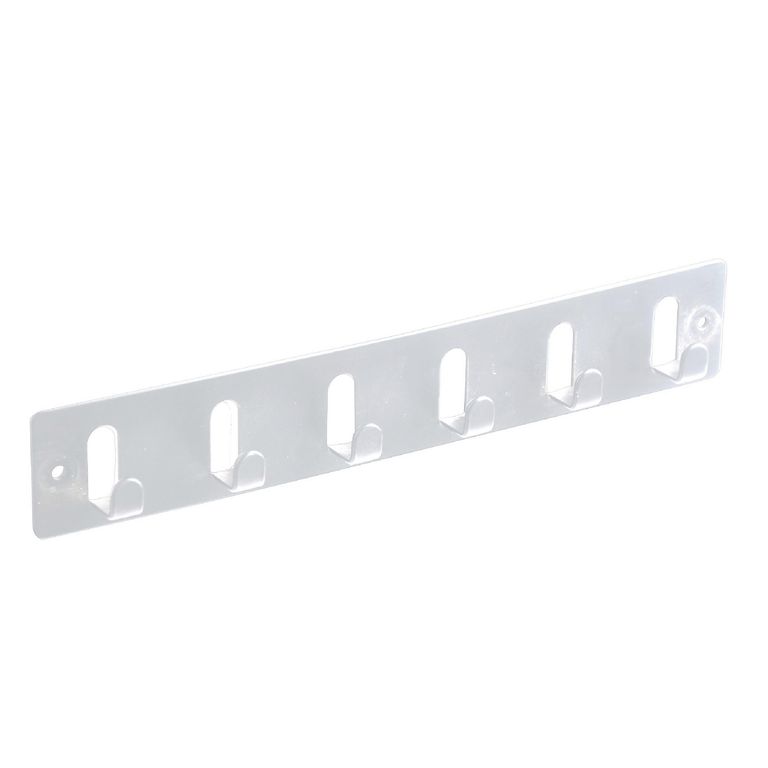 Percha 6 Ganchos Blanco.