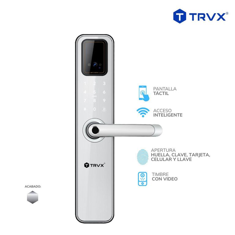 Cerradura Inteligente H9P Plata