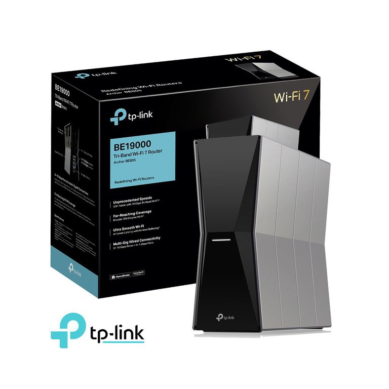 TP-Link Archer BE805 Wi-Fi 7 Router Tri-Band BE19000