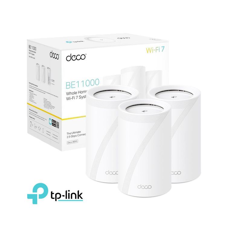 Deco BE65 3 Pack Mesh Sistema Wi-Fi 7 BE11000