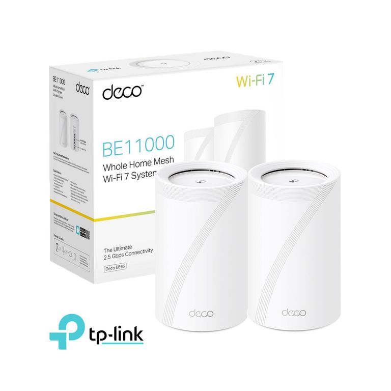 Deco BE65 2 Pack Mesh Sistema Wi-Fi 7 BE11000