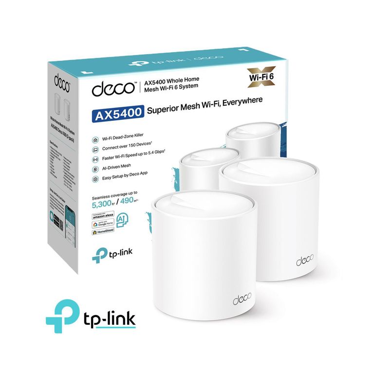 Deco X60 2 Pack Mesh Sistema Wi-Fi 6 AX5400