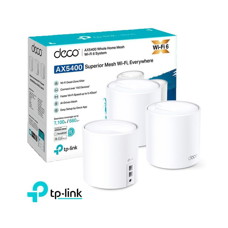 Deco X60 3 Pack Mesh Sistema Wi-Fi 6 AX5400