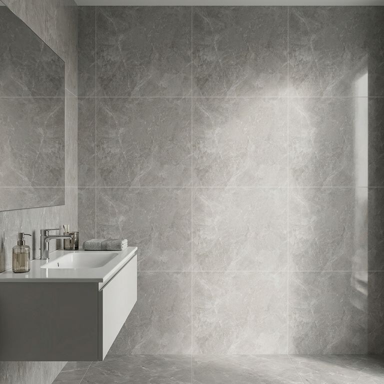 Gres Porcelánico Gris Marmolizada 60x60cm 1.44m2