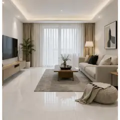 PORCELATINO - Cerámica Lisa/Granillada LSJ66000 Blanco 1.8 m2.
