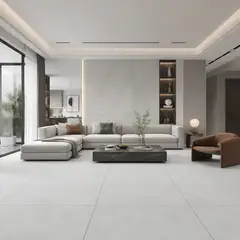 PORCELATINO - Gres Cement Light Grey 60x60cm 1.44m2