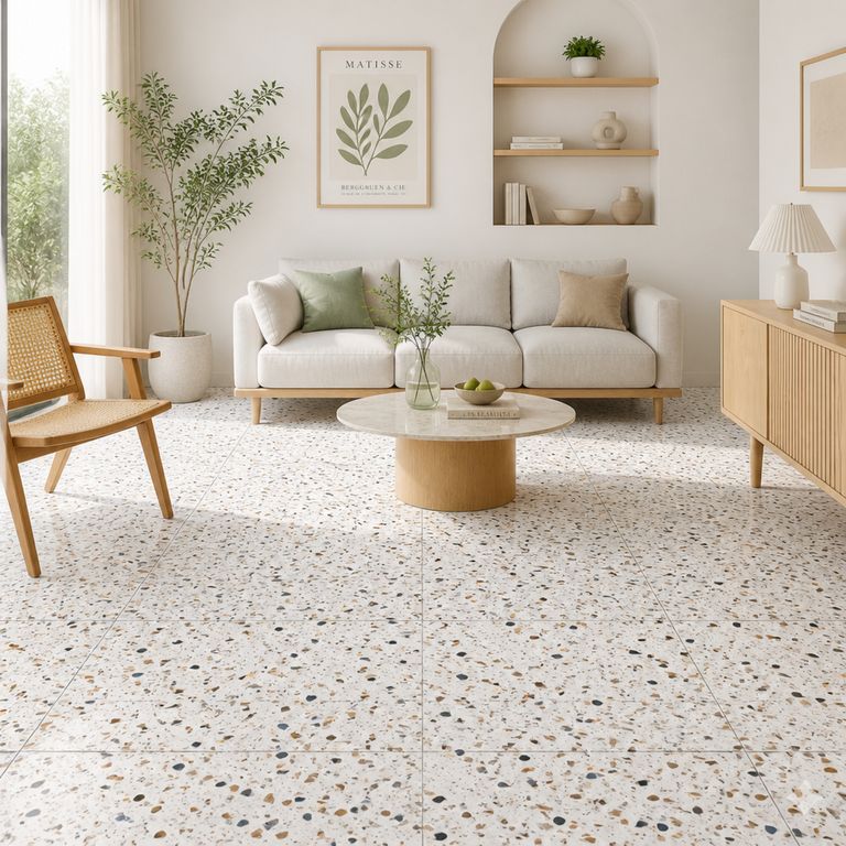 Gres Granito Blanco 60x60cm 1.44m2