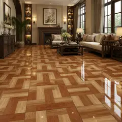 undefined - Gres Porcelánico Maderado Marrón 60x60cm 1.44m2